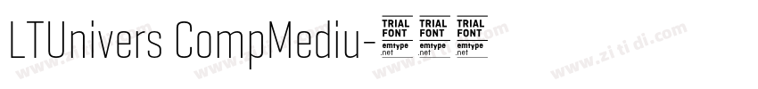 LTUnivers CompMediu字体转换